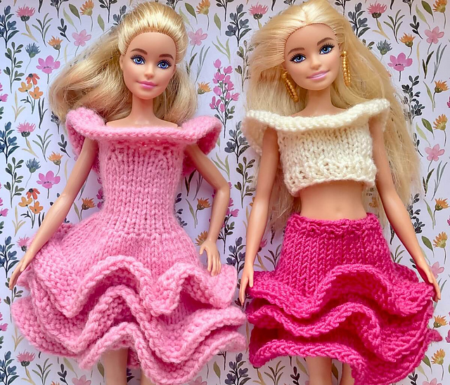 Barbie Doll Ruffles Outfits