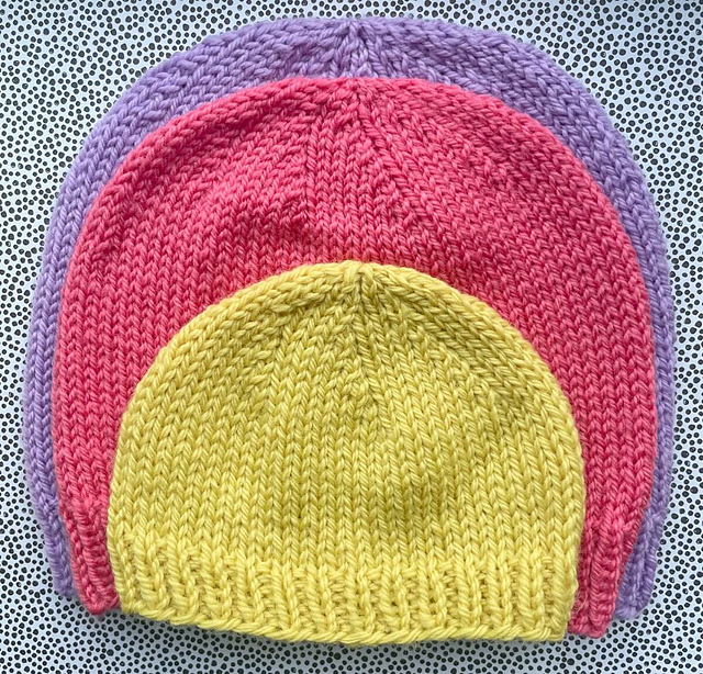 Easy Knit Beanie (Straight Needles)