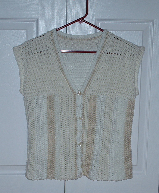 White-on-White Short Sleeved Cardigan