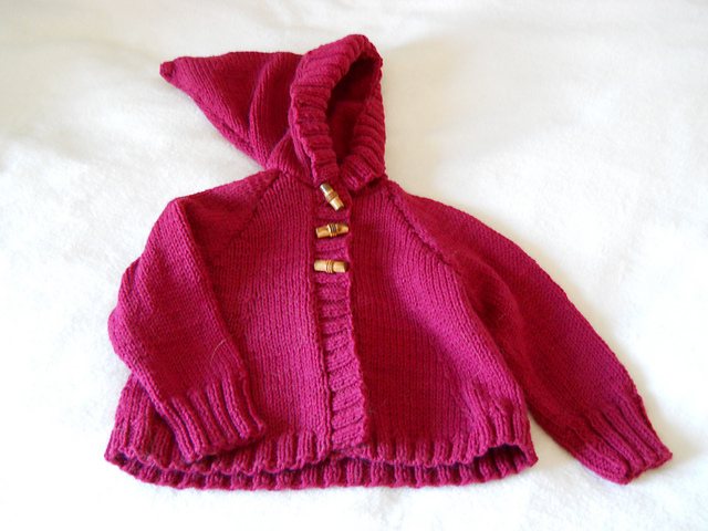 A Line Coat with Hood