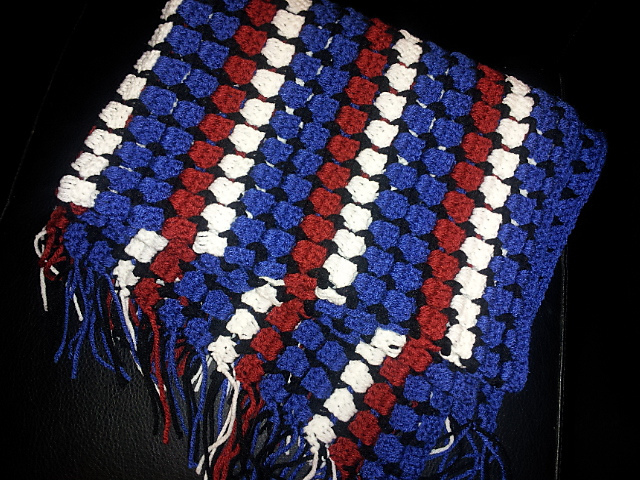 Block Pattern Stadium Blanket