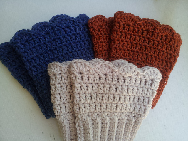 Crochet Boot Cuffs