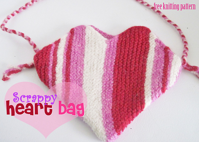 Scrappy Heart Bag