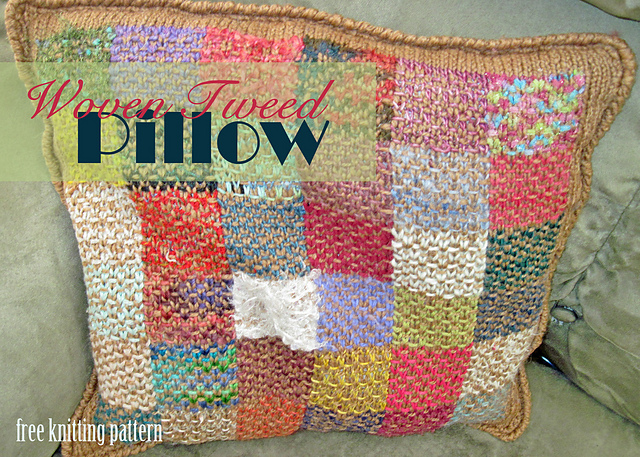 Woven Tweed Pillow