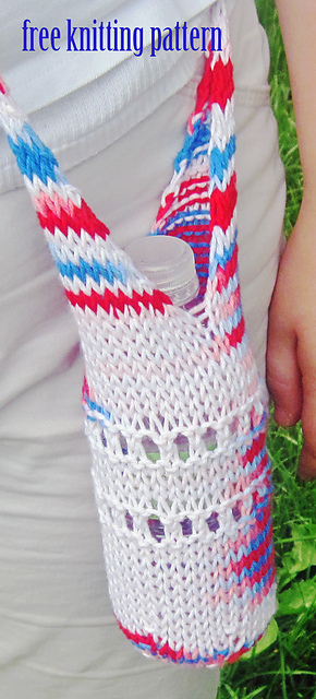 4th of July Water Bottle Holder