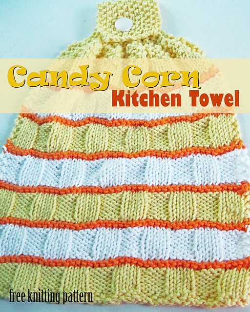 Candy Corn Kitchen Towel