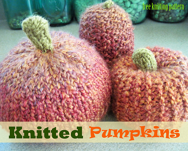 Knitted Pumpkins