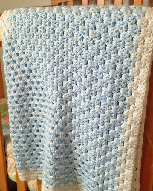 Ravelry Little Boy Blue Blanket pattern by Jenny Newman