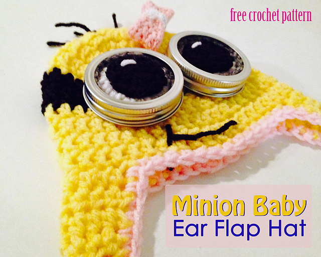 Minion Baby Earflap Hat