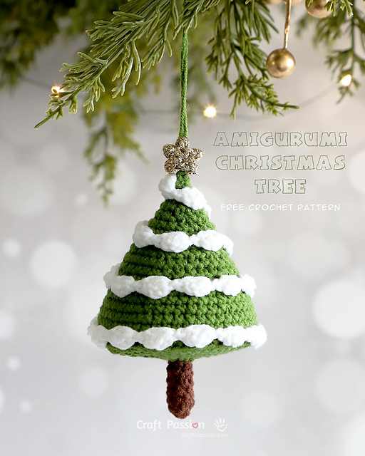 Amigurumi Christmas Tree Ornaments