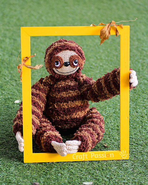 Sill Sloth Amigurumi