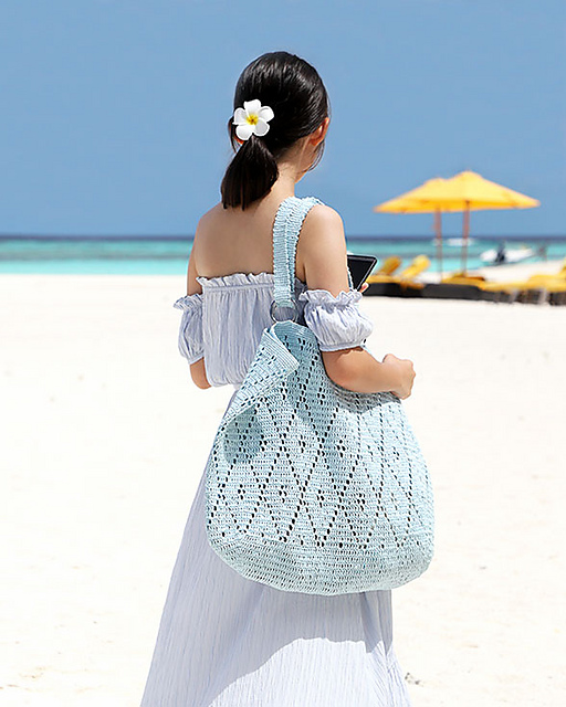 Diamond Stitch Oversized Tote