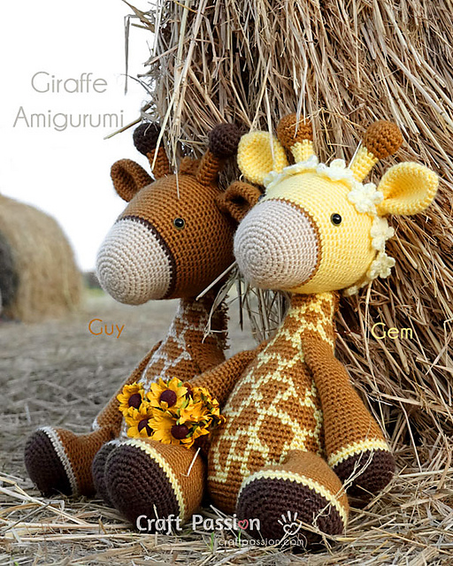 Gem & Guy Giraffe Amigurumi