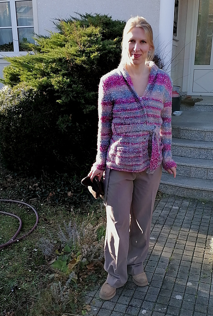 Earthy Snowflake Cardigan