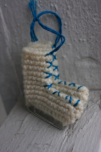 Paper Clip Ice Skates