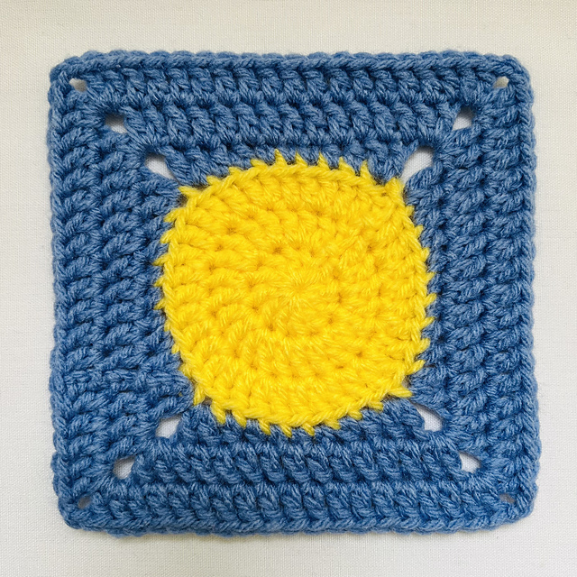 Circle Granny Square