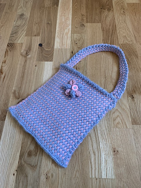Beach Bag with Flower