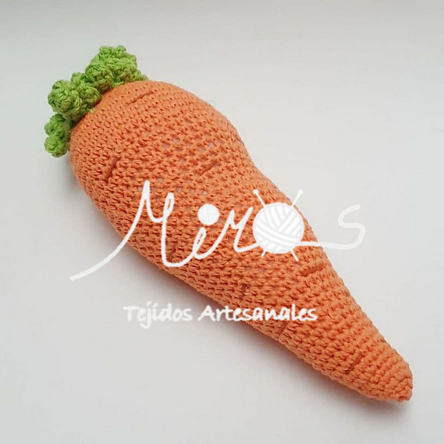 Carrot Baby Rattle