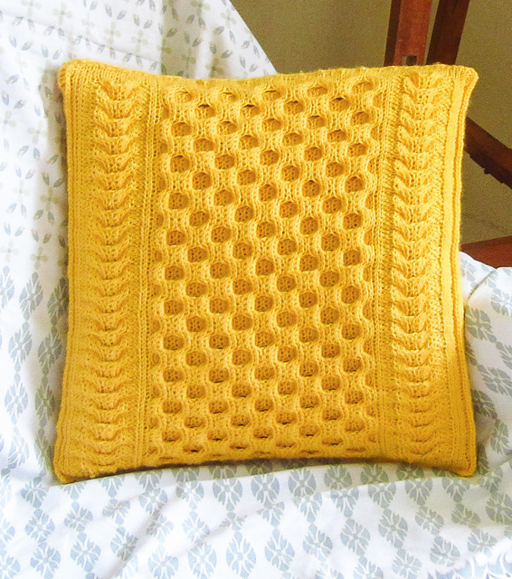 The Pineapple Tunisian Pillow