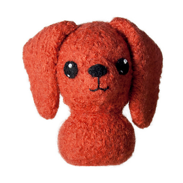 Felted Knit Miniature Dachshund