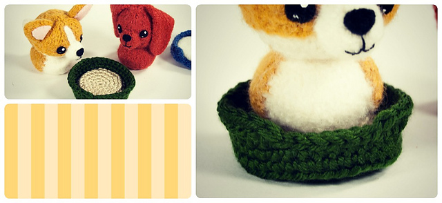 Crochet Amigurumi Dog Bed