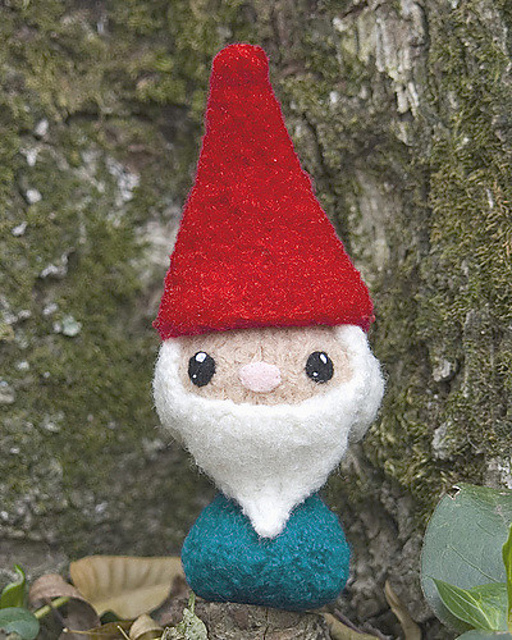 Felted Knit Lil Gnome