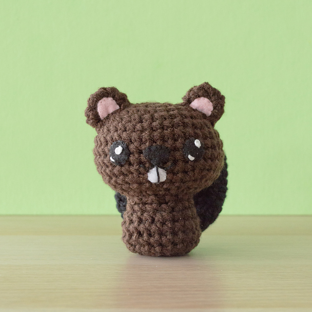 Crocheted Beaver