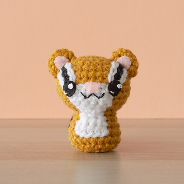 Crocheted Chipmunk