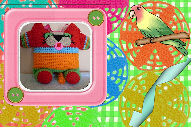 Funmigurumi Stripey Cat No. 6---Cutie Lilly