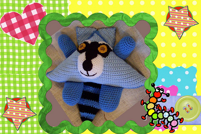 Funmigurumi Huggy Dumplings: Ranger the Raccoon