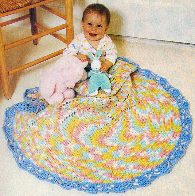 Round Baby Blanket
