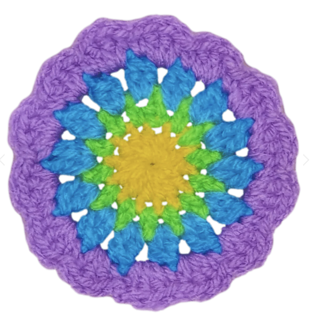 Crochet Flower Coaster