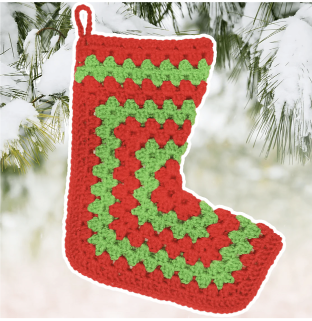 Ravelry Granny Square Christmas Stocking Pattern By Christa Lynn ravelry-granny-square-christmas-stocking-pattern-by-christa-lynn