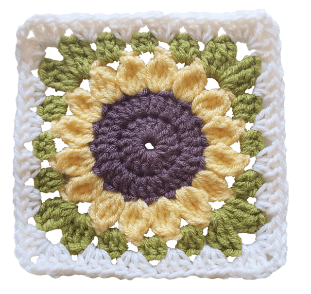 Sunflower Granny Square