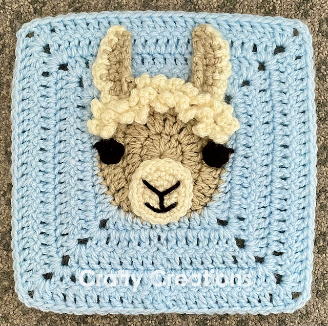 Llama Granny Square
