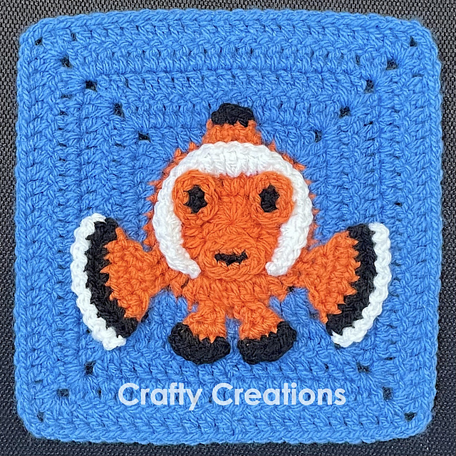 Clownfish Granny Square