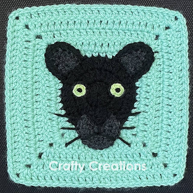 Panther Granny Square
