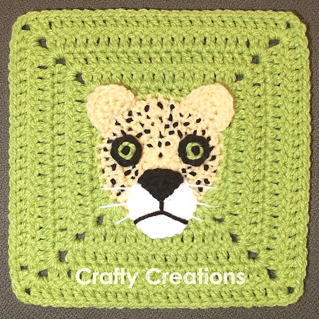 Leopard Granny Square