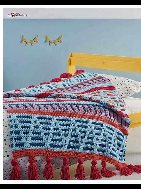 Colour Clash Chunky Throw