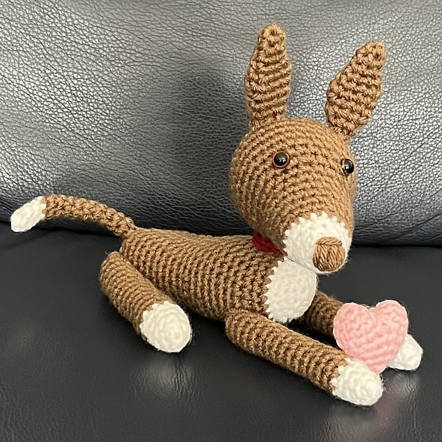 Andalusian Hound Dog and Heart