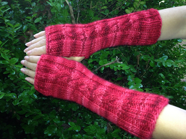 Easiest Fingerless Mitts
