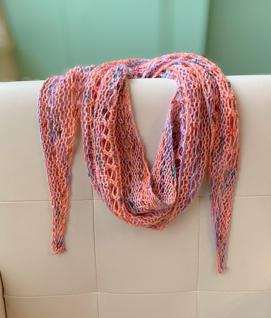 Summer Peaches Scarf