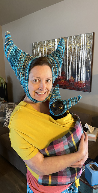 Cat & Hooman Cone Hats