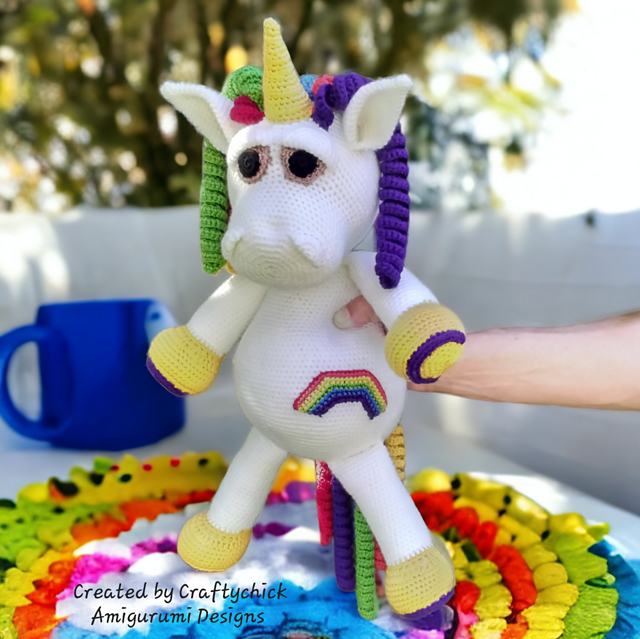 Crochet Toy Unicorn Hope