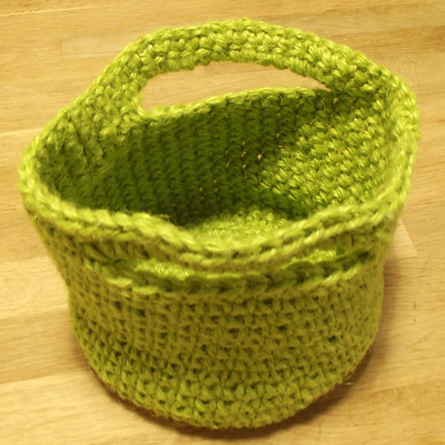 Ravelry Small String Basket pattern by Kerry Lucas