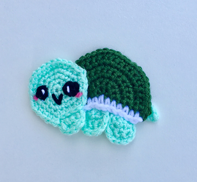 Kawaii Turtle Applique