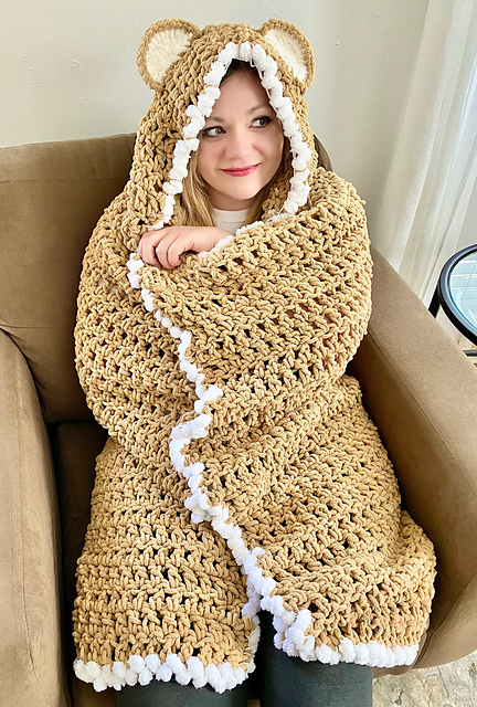 Bear Hooded Blanket