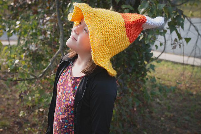 Candy Corn Witch Hat for Kids