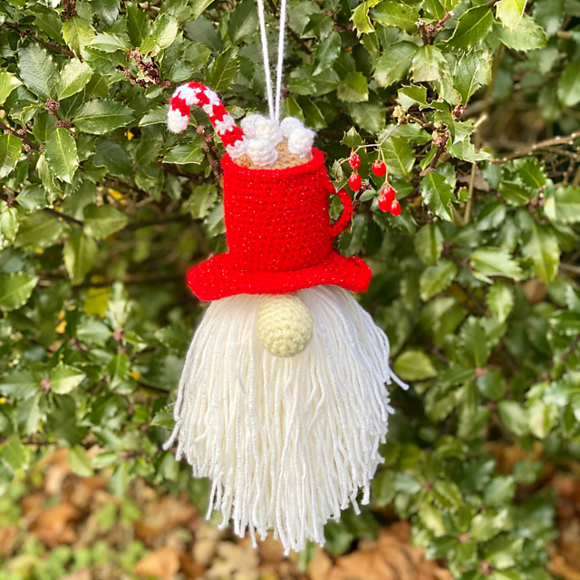 Amigurumi Hot Cocoa Gnome