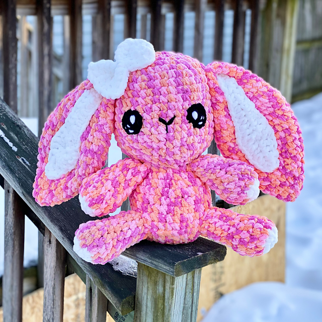 Spring Sherbet Bunny Amigurumi